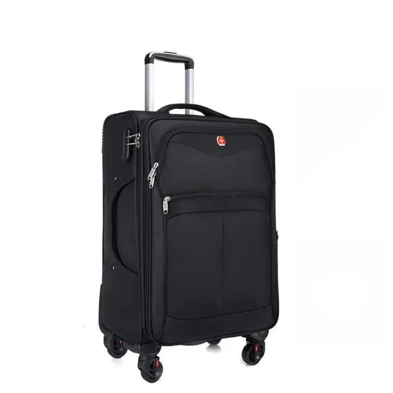 TRAVEL 20"24"28"32" Inch Expandable Oxford Waterproof Travel Suitcase Soft Large Trolley Rolling Luggage Bag On Wheels