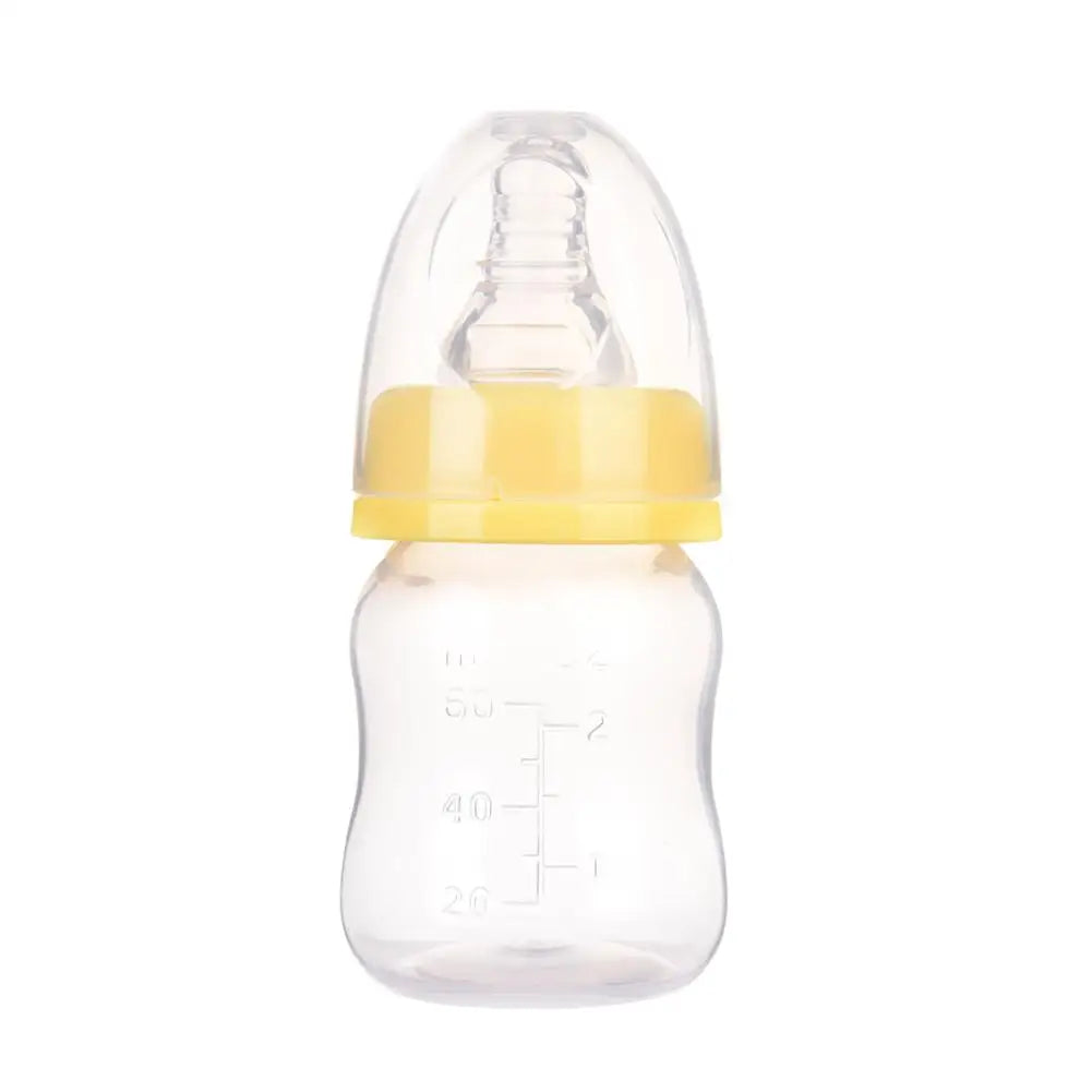 Mini Portable Feeding Baby Nursing Bottle BPA Free Safe Feeder Fruit Juice Milk Bottles 60ML