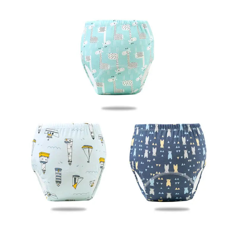 Reusable Infant Ecological Baby Diaper Training Pants Waterproof Washable Breathable Cotton Baby Underwear