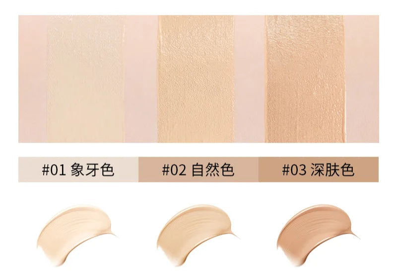 Makeup Base Face Liquid Foundation BB Cream Concealer Moisturizer Oil-control Whitening Waterproof 40g