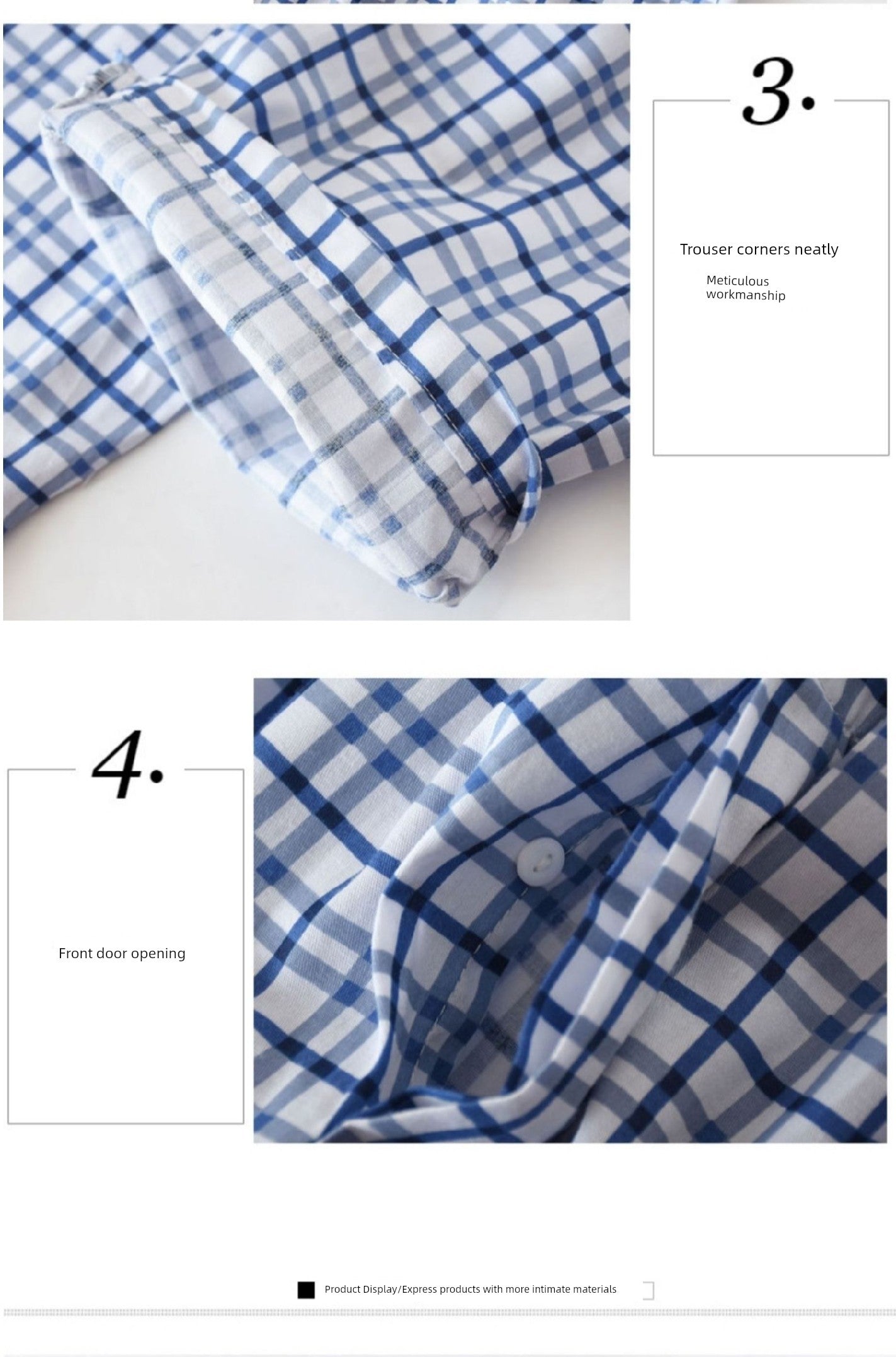 Men Pure Cotton Spring and Summer Pajama Pants