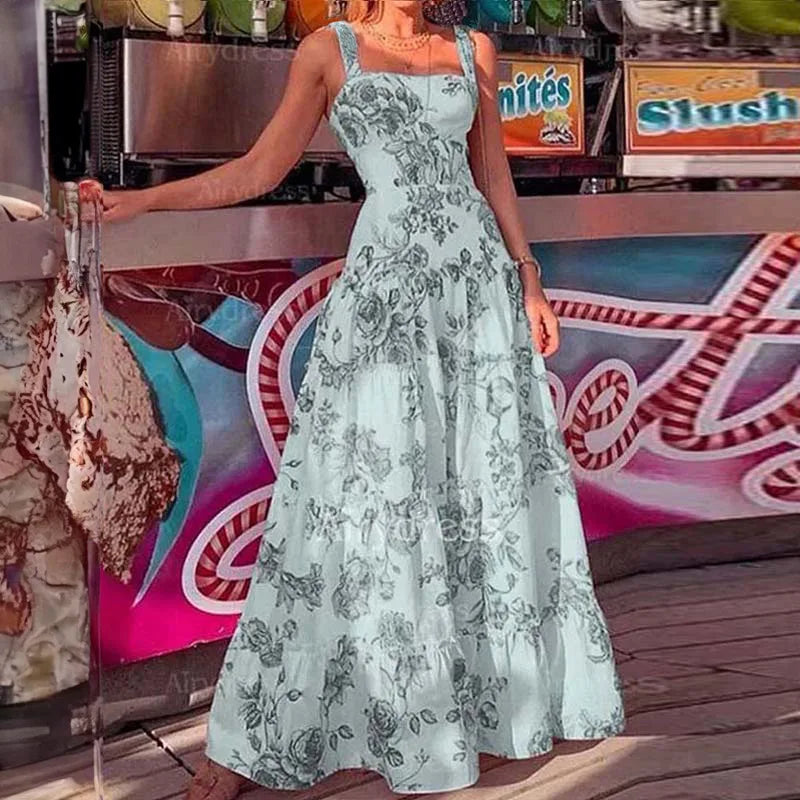 Sexy Summer Slim-fit Camisole Maxi Dresses for Women
