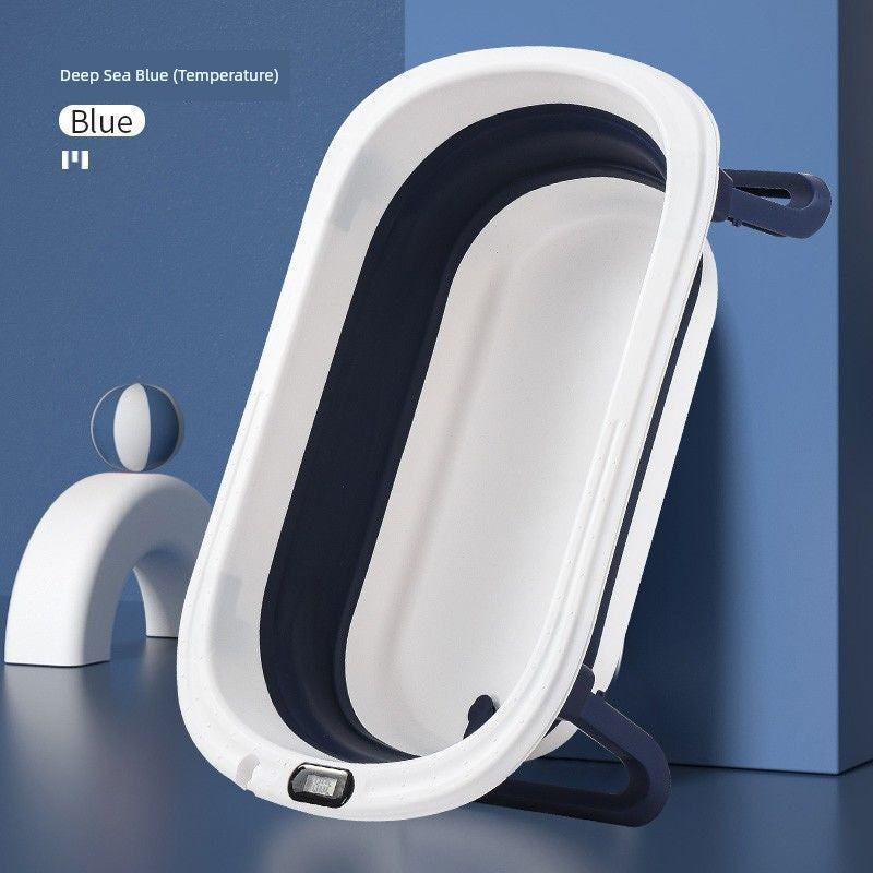 Baby Foldable Bathtub Bathtub Baby Lying Large Size Bath Bucket Kids Home Bath Newborn Children's Products