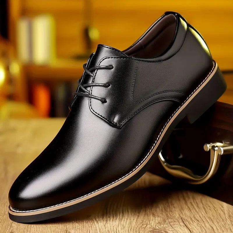 Men's Leather Dress Shoes Soft Sole