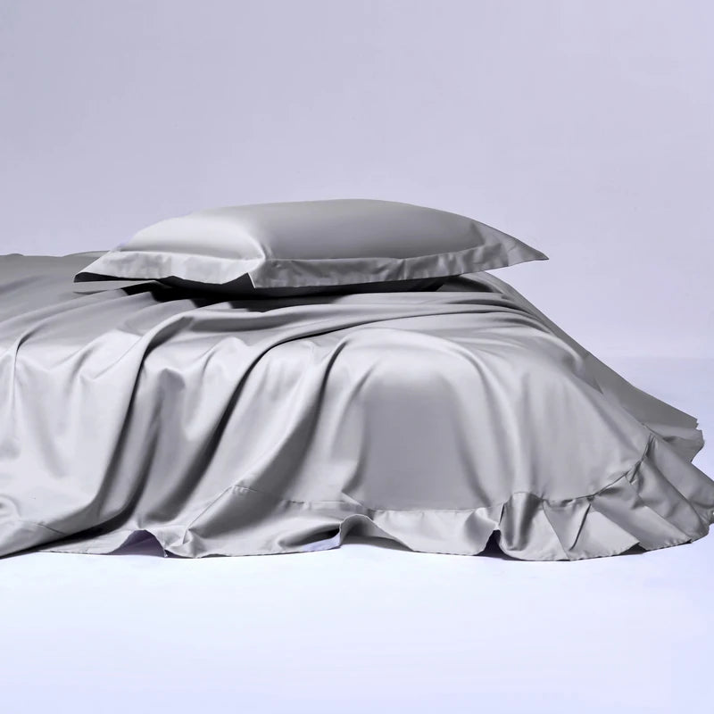 100% Egyptian Cotton Bed Sheet Set 1000TC Size Single, Double & Queen