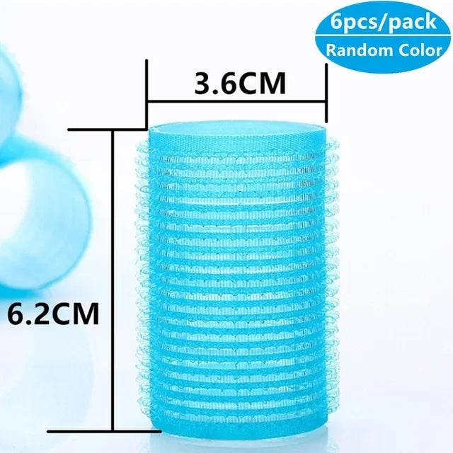 Magic Self Grip Hair Rollers 6Pcs