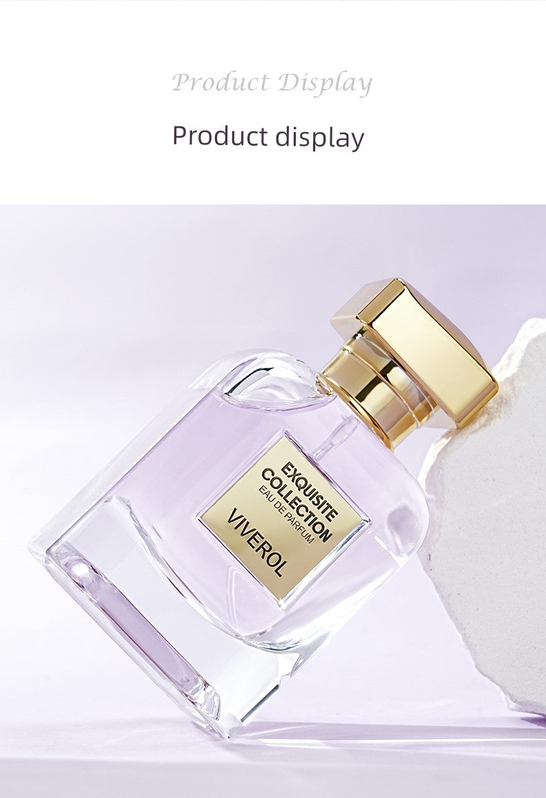 Viverol Women Long-Lasting Light Perfume Fresh Elegance Wisteria Flower Fragrance Gift Box