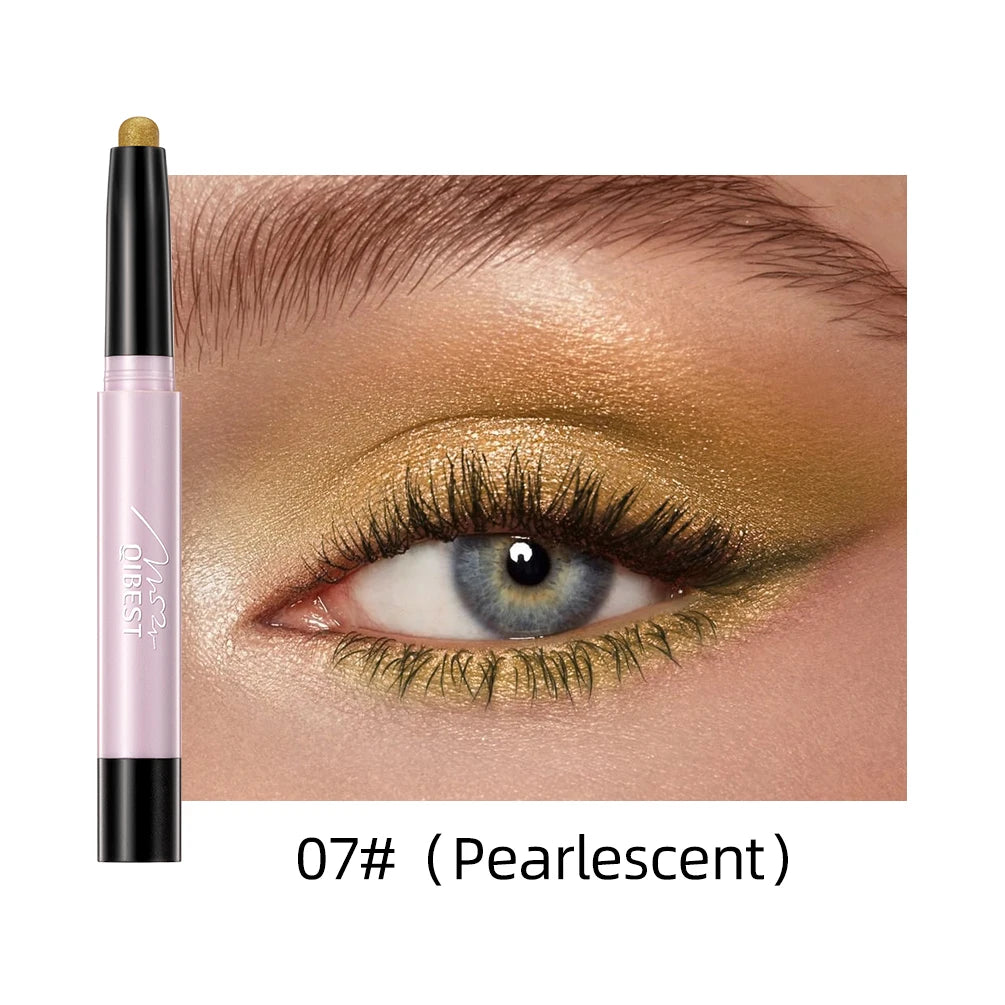 Eyeshadow Pencil Waterproof Glitter Matte Nude