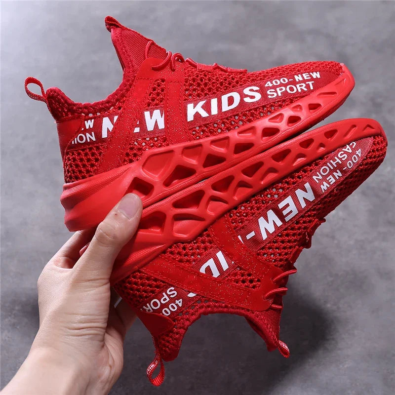 Girl or Boy Light Mesh Sumer Sneakers Shoes 4-6Yrs