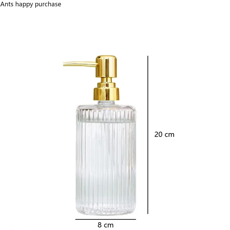 Transparent Bathroom Accessories Soap Bottle Dispenser