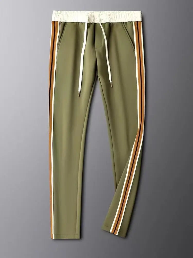 Spring Autumn Fashion Embroidered LOGO Men's Sports and Leisure Jacket Pants 2-pc