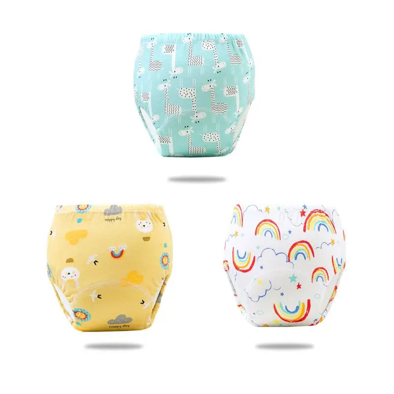 Reusable Infant Ecological Baby Diaper Training Pants Waterproof Washable Breathable Cotton Baby Underwear