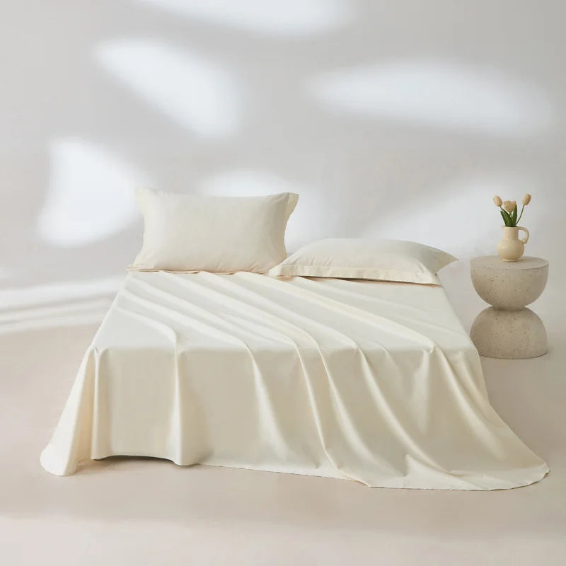 1Pc 100% Egyptian Cotton Flat Sheet High Quality 800 Thread Count Pure Cotton