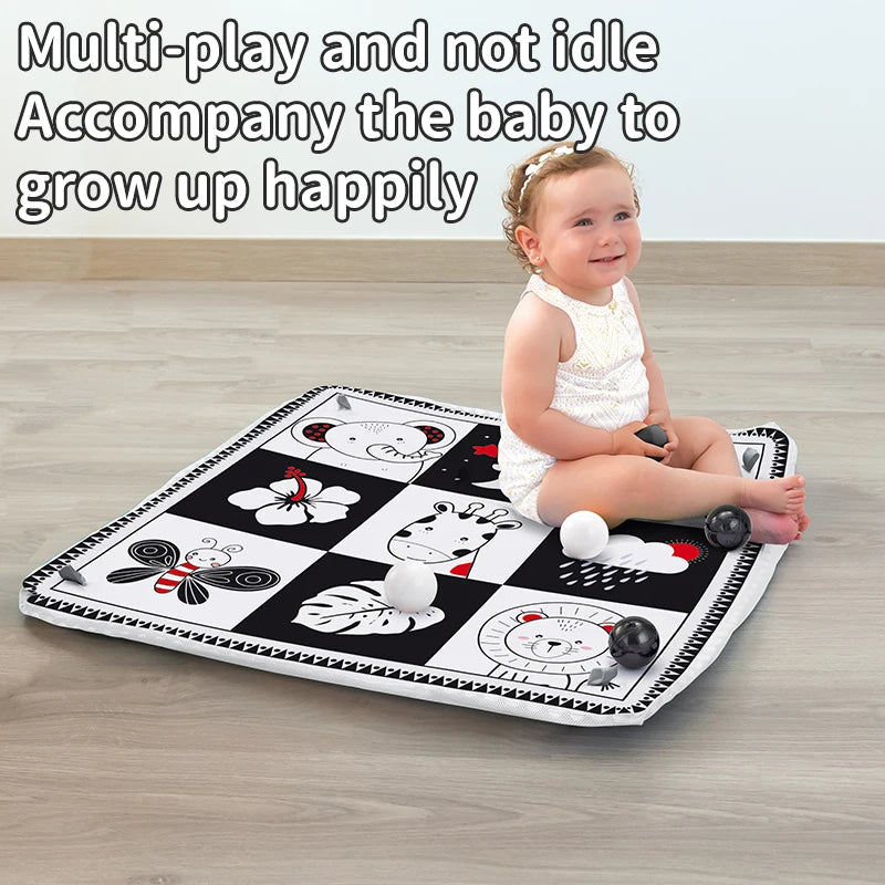 Newborn Baby Play Crawling Blanket Activity Gym Mat 0-36 Months