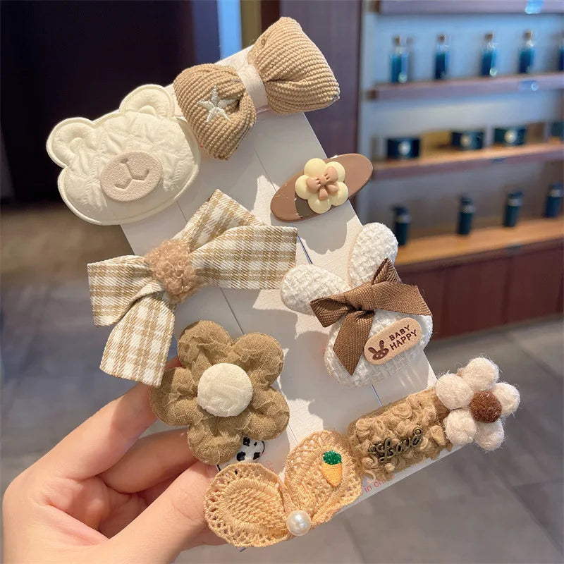 Children's Plush Hairpins Clip Side Barrettes