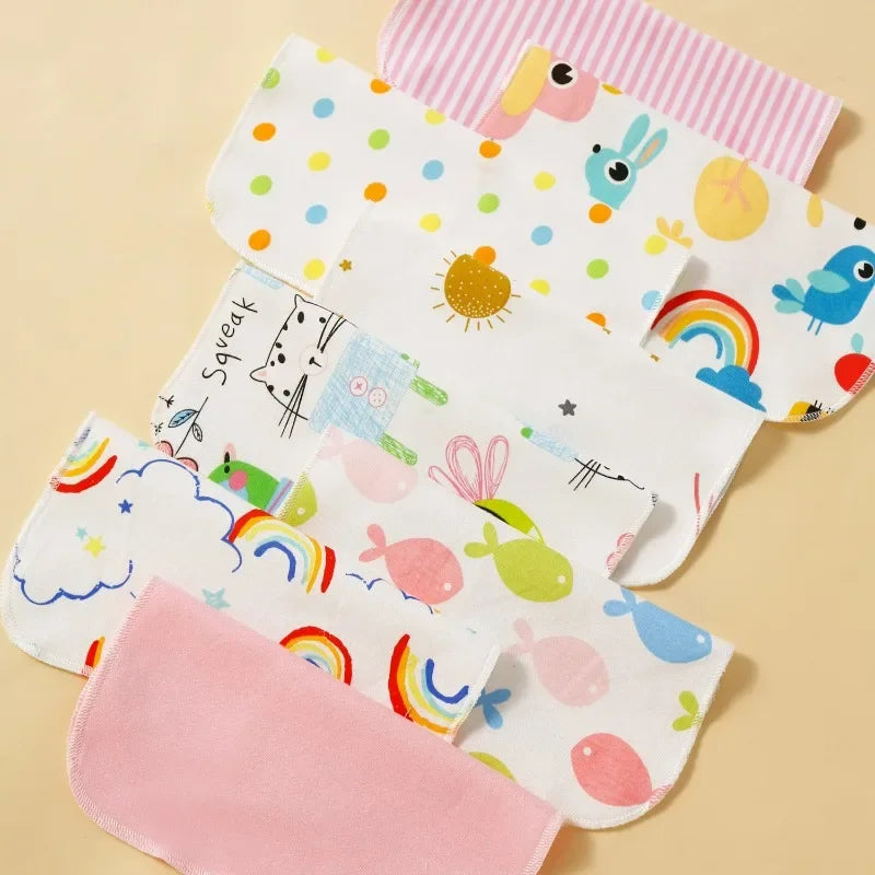 5/8 Pcs Cotton Newborn Baby Towels Set Saliva Washcloth