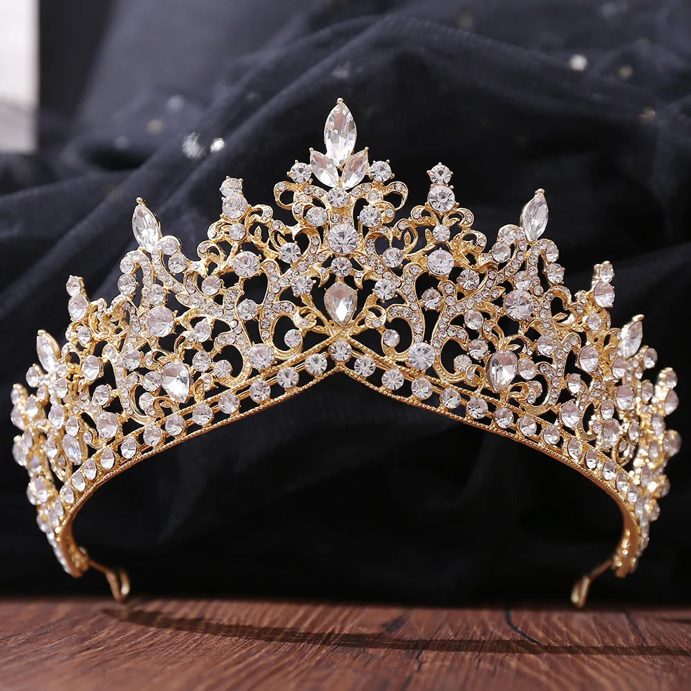 Bridal Luxury Crystal Tiara For Women