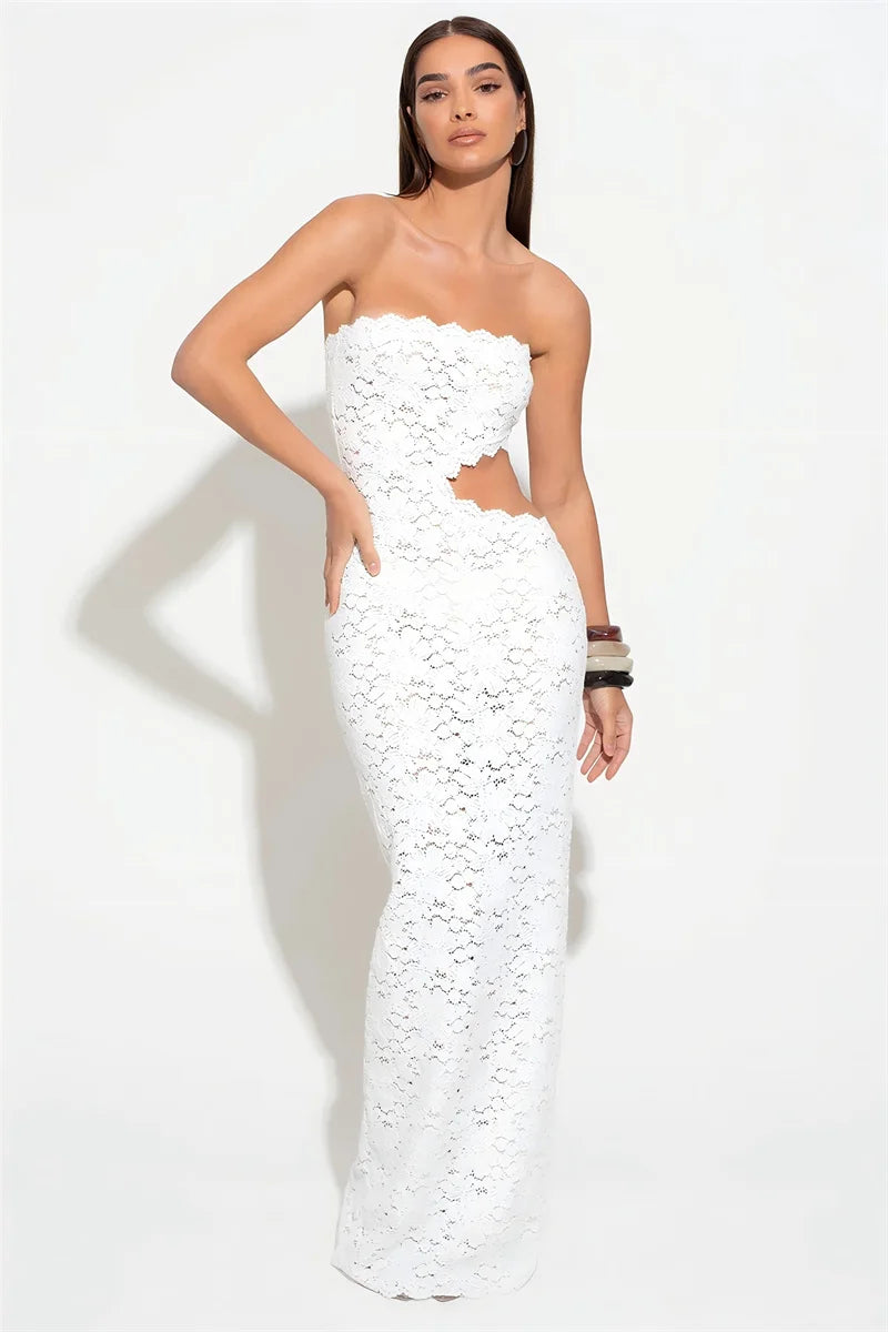 Off-shoulder Backless Sexy Maxi Women Dress