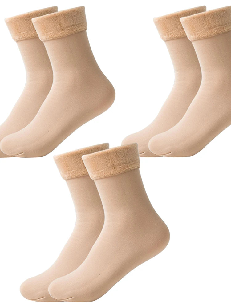 Women Winter Warm velvet Socks