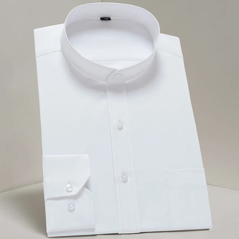 Men's Classic Long Sleeve Standard-fit Dress Shirts