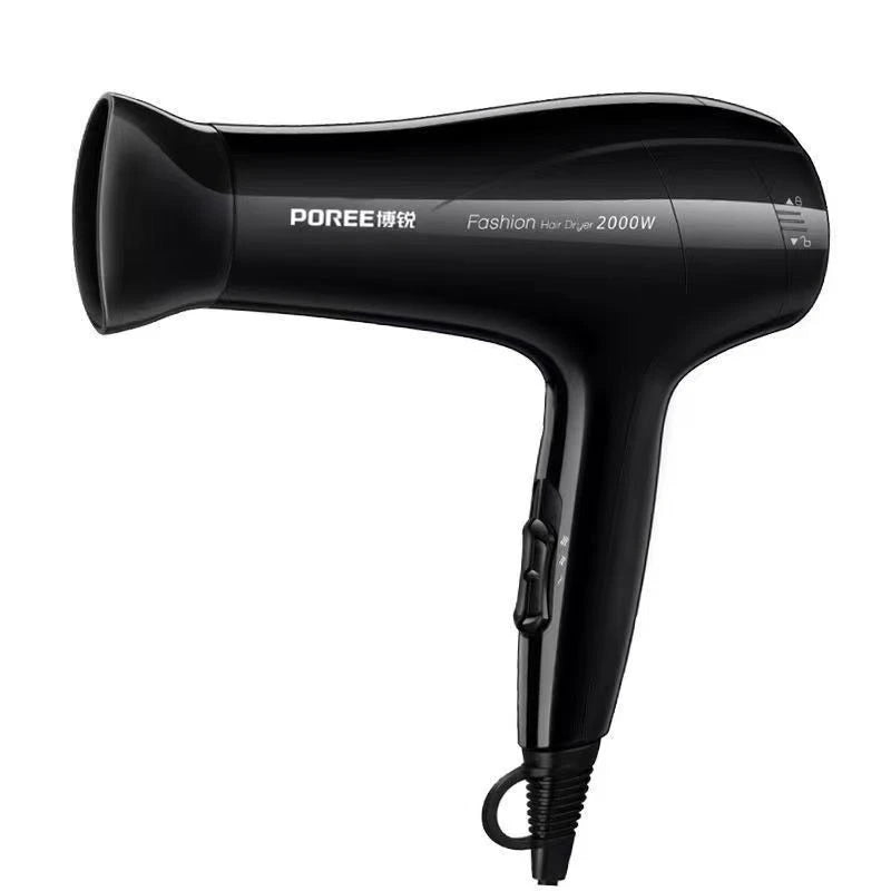 POREE 2200W Foldable Hair Dryer - 6 Speed Temperature Control Constant Temperature Dual Overheat Protection Powerful Fast Drying