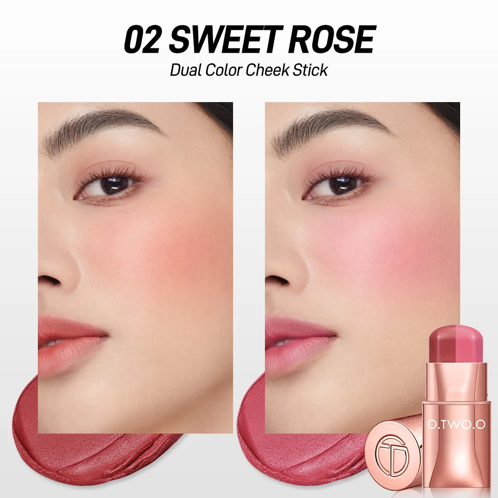 Makeup Multi-Stick 3-in-1 Lipstick Eye Cheek Smooth Light Longwear Cream