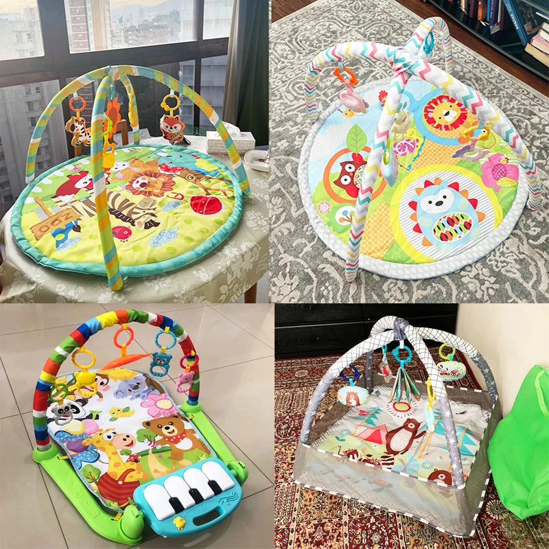 Educational Fitness Newborn Play Mat Crawling Blanket