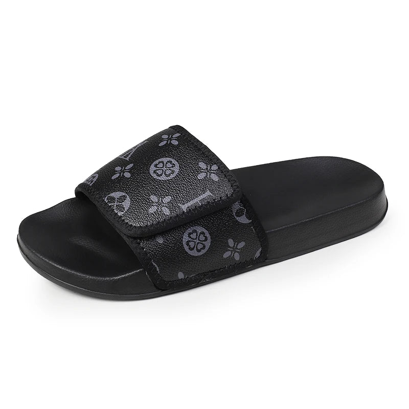 Men's Comfortable Genuine Leather Sandals Summer Slippers
