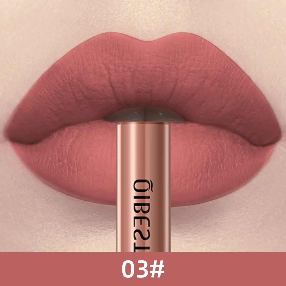 Matte Liquid Lipstick Waterproof Long Lasting Lip Gloss Velvet Mate Nude Red