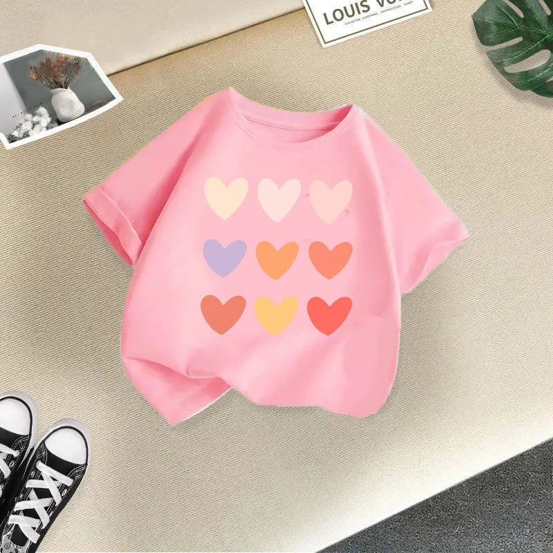Summer Children's Clothing T-shirt Casual Short-sleeved