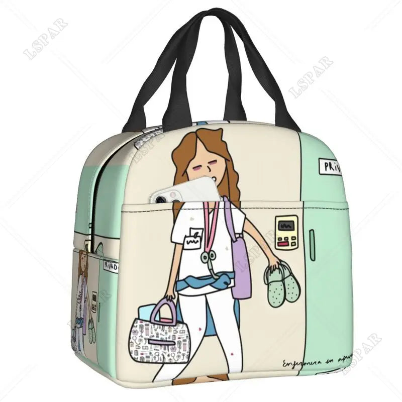 Thermal Insulated Women Lunch Bag
