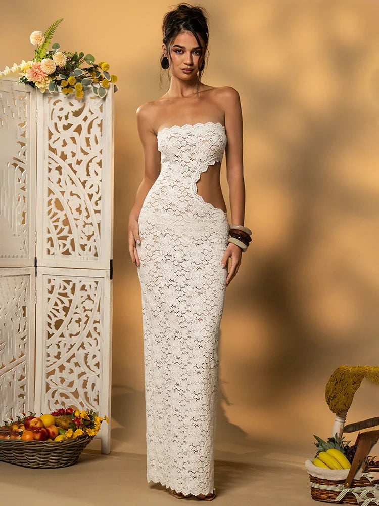 Off-shoulder Backless Sexy Maxi Women Dress