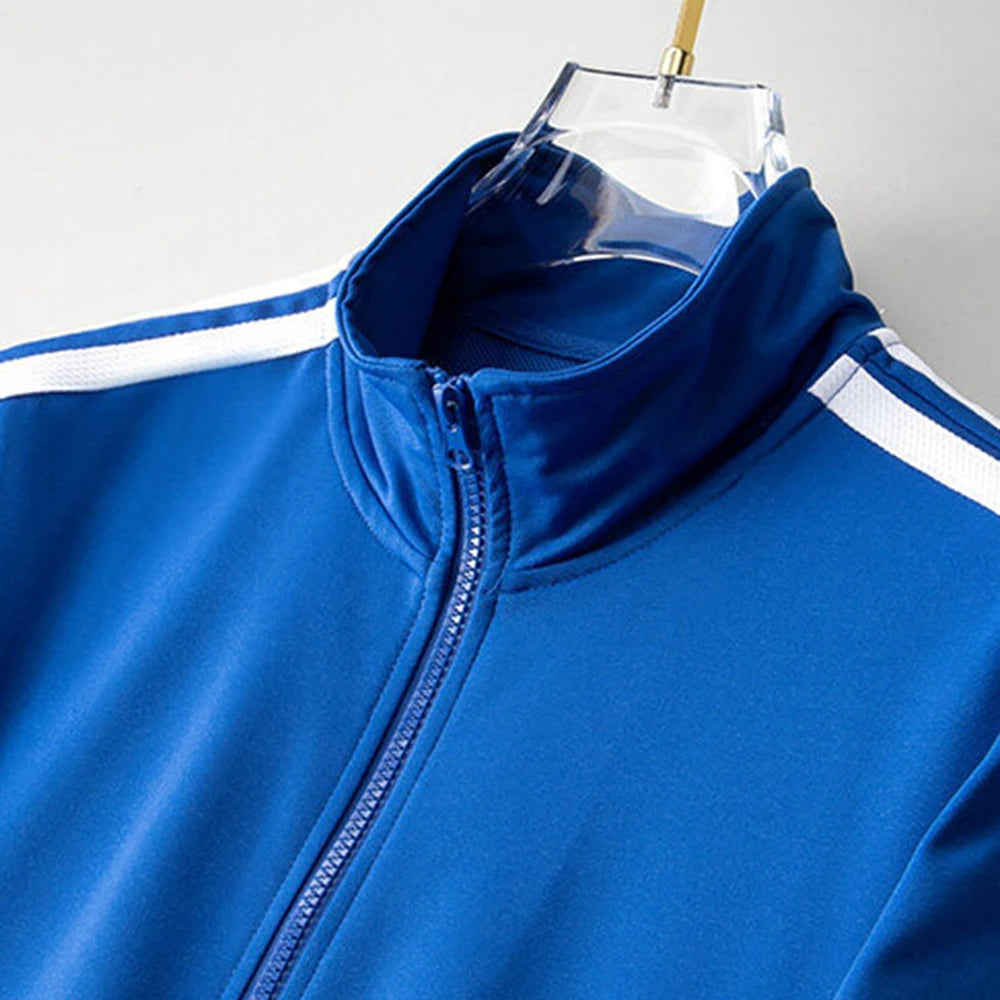Men's Casual Sports Suit Two-Piece Cardigan Zipper & Pant