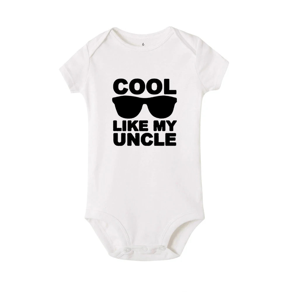 If Mom Says No My Aunt Will Say Yes Funny Newborn Baby Romper Infant Short Sleeve Newborn Unisex Girl Boy 0-24M