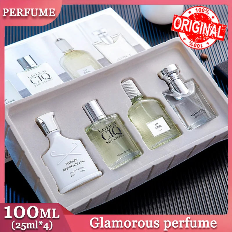 100ml Silver Mountain Water Scent Four Piece Set Lasting Fragrance Gift Box Perfume