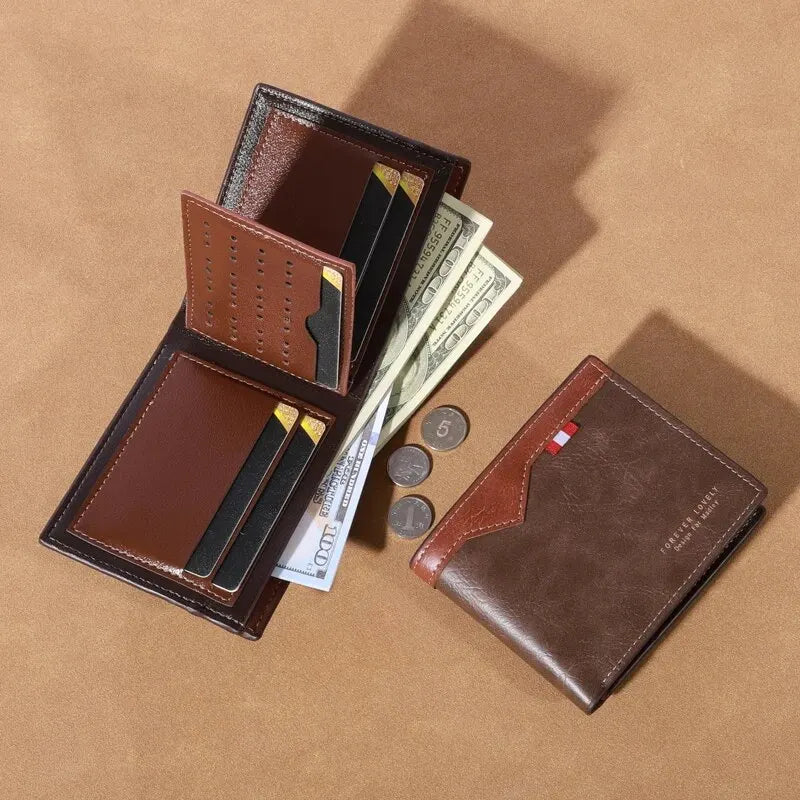 Men Foldable Wallets for Money or Credit Cards ID Holders