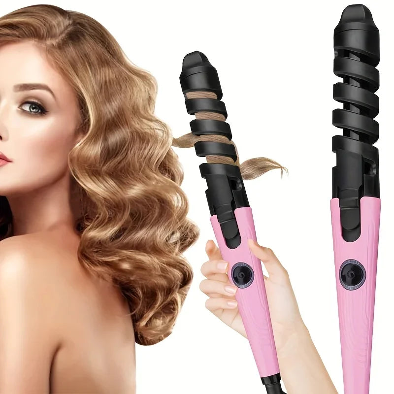 Automatic Hair Stylish Curling Iron, Hair Straightener & Curling 2 In 1