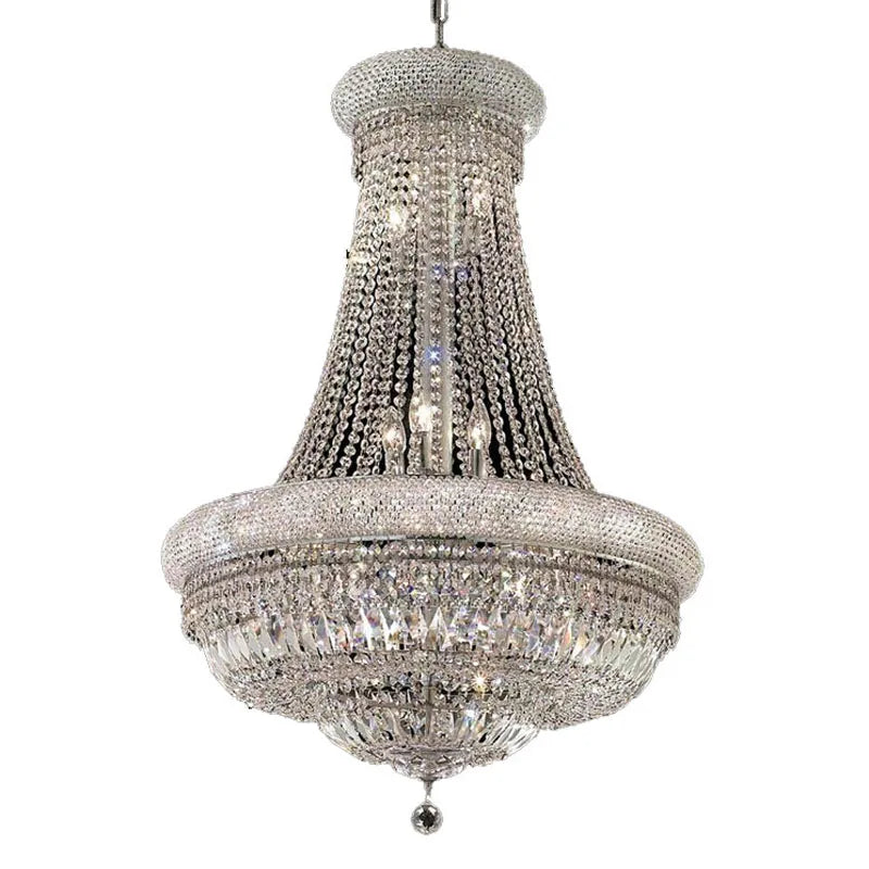 Empire Luxury Gold Crystal Chandelier for Foyer Kitchen Island light Staircases Ceiling Light Hanging Lamp