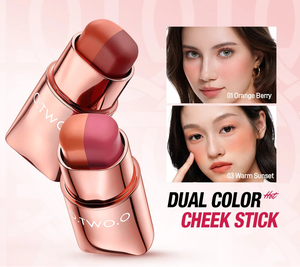 Makeup Multi-Stick 3-in-1 Lipstick Eye Cheek Smooth Light Longwear Cream