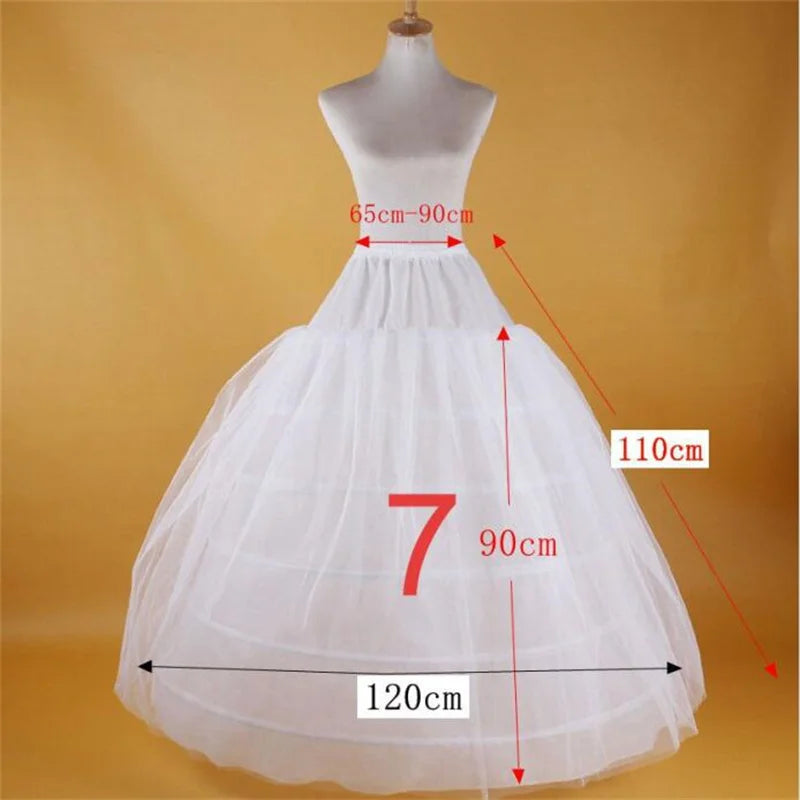 Bridal Wedding Petticoat Underskirt Prom Hoop Crinoline Fancy Skirt Slip 11 Styles Customized