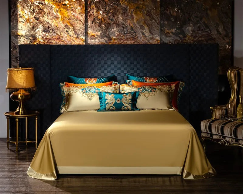 Royal Luxury Comforter Bedding Embroidery Duvet Cover Set 4/6/10Pcs