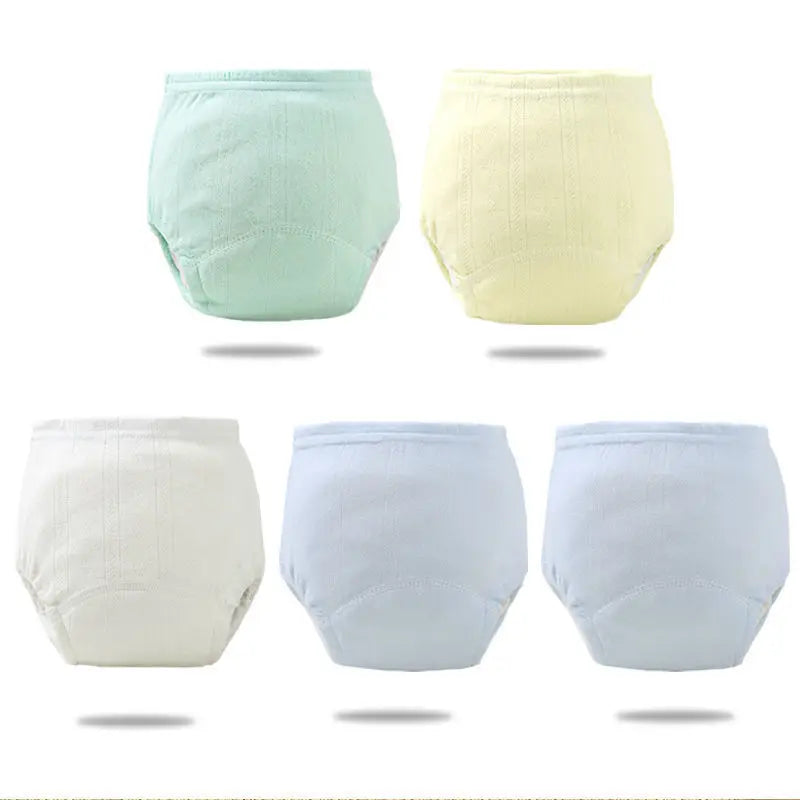 Reusable Infant Ecological Baby Diaper Training Pants Waterproof Washable Breathable Cotton Baby Underwear