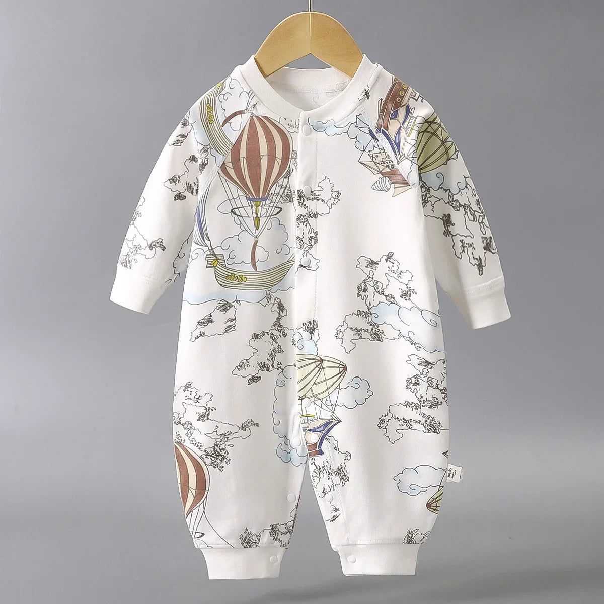 Newborn Baby Boy Girl Bodysuit Romper Comfortable Cotton Clothing for Autumn Spring