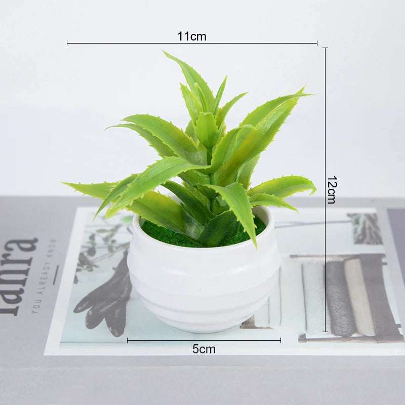 Artificial Potted Plants Bonsai Small Tree Plant Flowers Home Decor