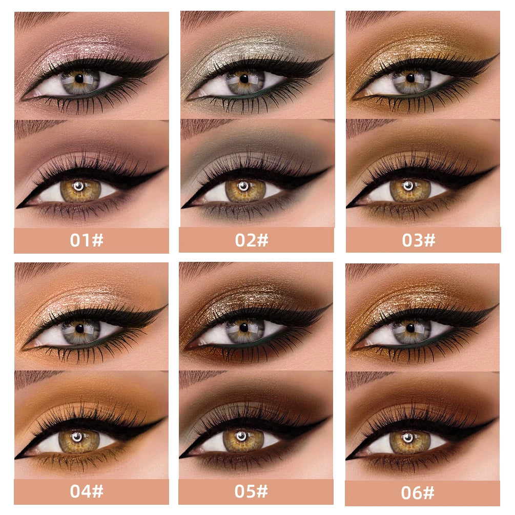 Waterproof Eyeshadow Glitter Matte Pencil Makeup