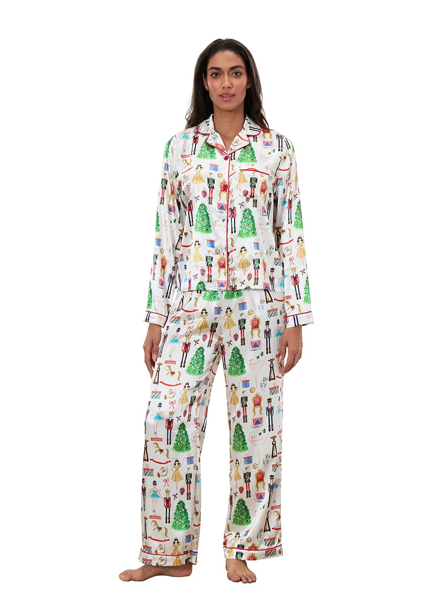 Matching Christmas Pajamas Set for Family Mommy and Kids