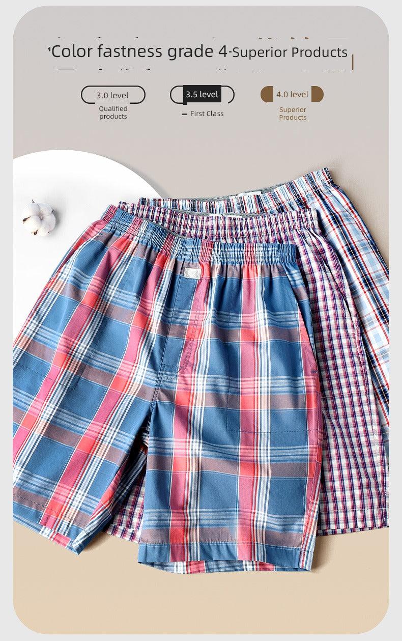 SEPTWOLVES Cotton Large Size Household Underwear Sports Men