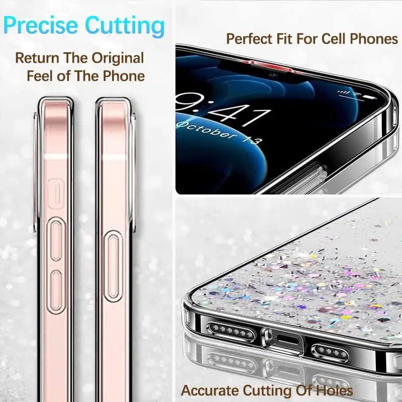 Luxury Glitter Silicone Phone Case Cover