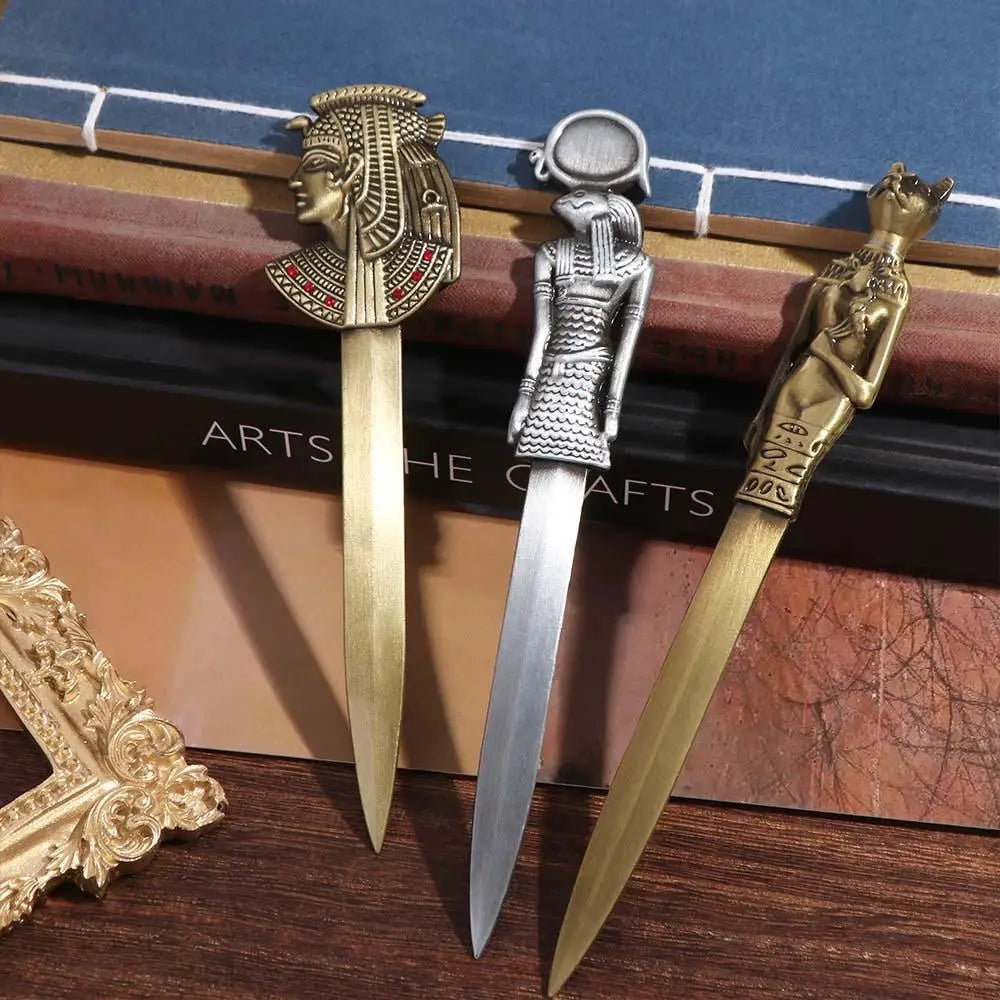Egyptian Pyramid Pharaoh Envelope Opener Zinc Alloy Tool