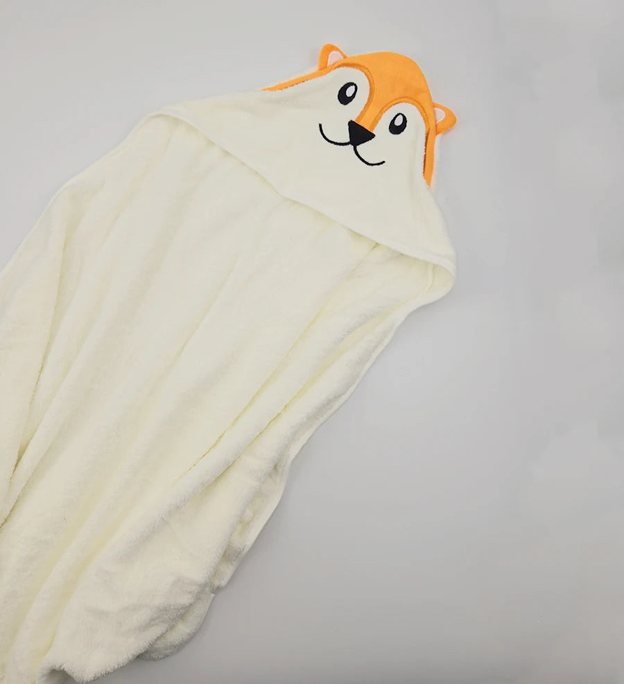 Infant Baby Swaddle Fleece Bathrobe Wrap Blanket